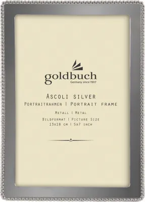 Image de Goldbuch Ascoli silber 13x18 Metallrahmen silber 980313