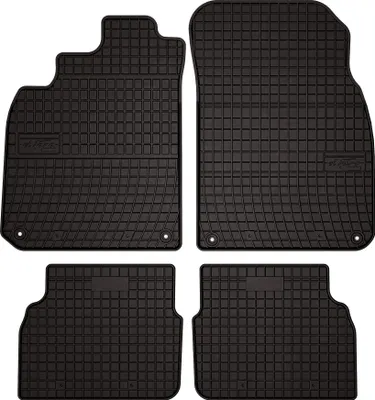 Immagine prodotto di Tappetini auto in gomma adatto per Saab 9-3 II Y3SF (2002-2014, station wagon, berlina) neri, set 4 pz, con fissaggi