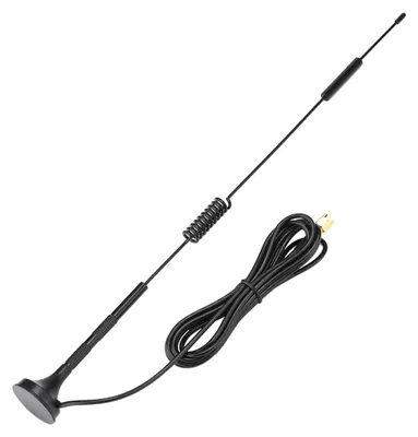 Zdjęcie produktu dla Antena zewnętrzna 4G/3G/GSM LTE o wysokim zysku 18 dBi, z mocowaniem magnetycznym lub przyssawką, 700–2700 MHz, 36 cm (10 m)