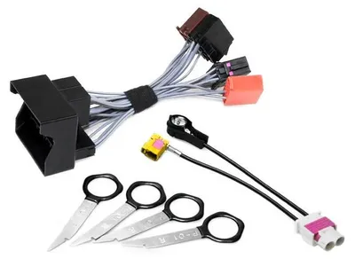 Image de Kit de remplacement RNS-E par un autoradio Concert Symphony d'origine, avec câble et adaptateur Kufatec