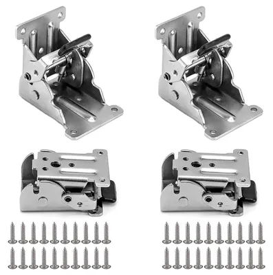 Image de Lot de 4 charnières auto-verrouillantes pour tables pliantes