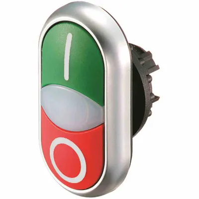 Produktbild von Eaton Doppeldrucktaste beleuch.,beschriftet M22-DDL-GR-X1/X0