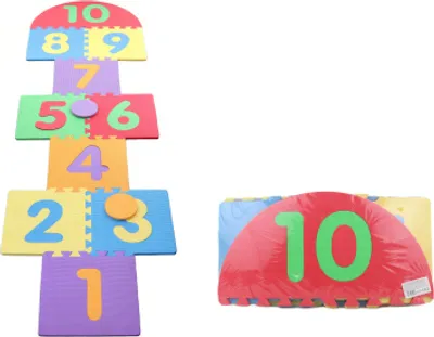 Produktbild von Schaumstoffpuzzle 10 Stück Springpuppe