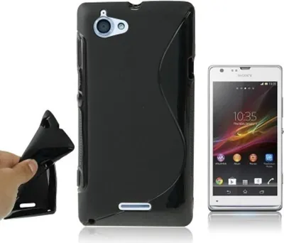 Immagine prodotto di Custodia in silicone (modello S-Curve) per smartphone Sony Xperia L S36h C210X, colore nero