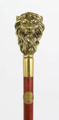 Produktbild von Spazierstock mit Bronzegriff Replikat Retro Design Dekoration