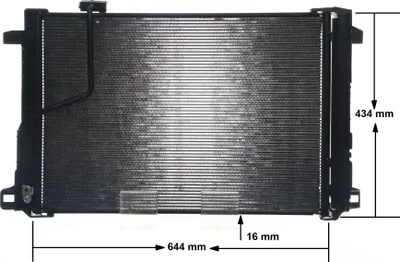 Produktbild von Mahle Klimakondensator für