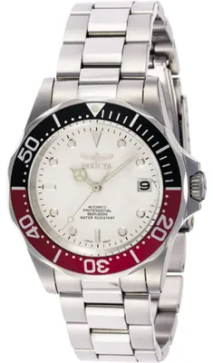Obrázek produktu pro Invicta Pro Diver 9404 Pánské hodinky - Automatický strojek - Nerezová ocel s bílým ciferníkem - 40 mm