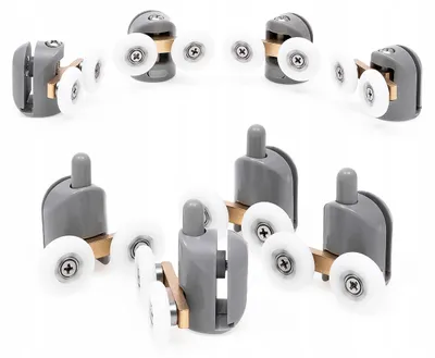 Produktbild von Sannit Duschkabinenrollen Doppel Set 25mm