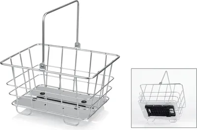 Produktbild von XLC Alu-Korb für Systemgepäckträger passend für Systemgepäckträger, silber