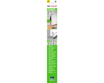 Image de fix-o-moll joint de porte avec brosse standard autocollant blanc 1 m