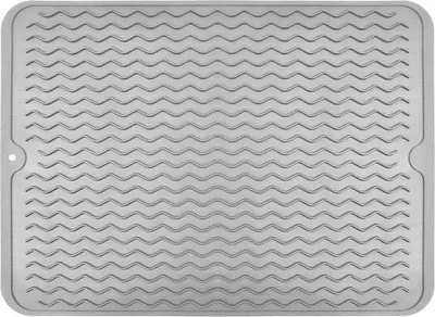 Productafbeelding van Siliconen beschermmat, 40 x 30 cm, hittebestendig, antislip, lichtgrijs