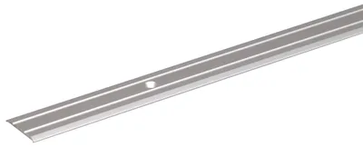 Image de Alberts 491925 Profilé de transition, percé, aluminium, anodisé couleur inox, 900 x 38 mm