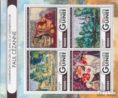 Produktbild von Briefmarken Guinea 2016 Mi 11986-11989 Kleinbogen (kompl. Ausgabe) postfrisch Paul Cézanne