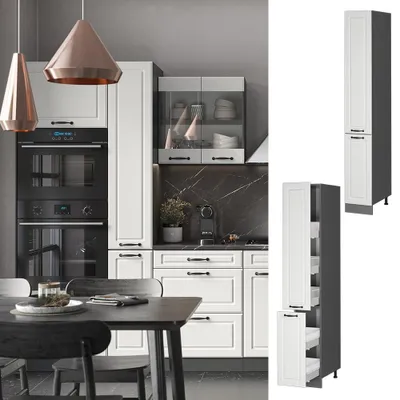 Produktbild von Apothekerschrank Vicco R-Line Weiß Landhaus 30 cm, Model 37853