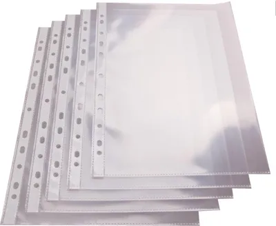 Produktbild von proOFFICE Prospekthülle DIN A4 PP Folie glasklar 0,05 mm 100 Hüllen
