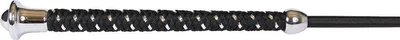 Produktbild von ELDORADO Dressurgerte mit Silberknauf - schwarz - 90 cm