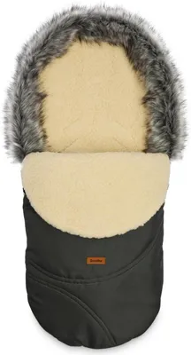 Produktbild von SENSILLO Fusack Kinderwagen Winter Babywanne, Buggy - Eskimo - Graphit