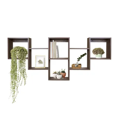Produktbild von Domax Home - Wandregal Schweberegal Bücherregal - FTS 2, 159x66x18 cm, Sonoma-Eiche