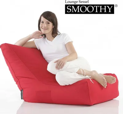 Produktbild von Smoothy® Lounge Sessel Luxus Sitzsack -Red Fire-