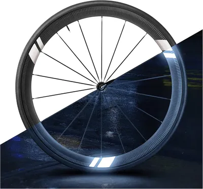 Image de Autocollants réfléchissants pour vélos - Flèche réfléchissante - Lot de 12 pour jantes de vélo de haute qualité - Complément aux réflecteurs de rayons - Autocollant réfléchissant pour jantes de vélo