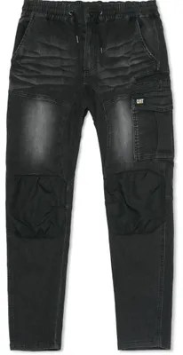 Produktbild von CAT Arbeitshose Bundhose Dynamic denim schwarz robuste Herren Workwear