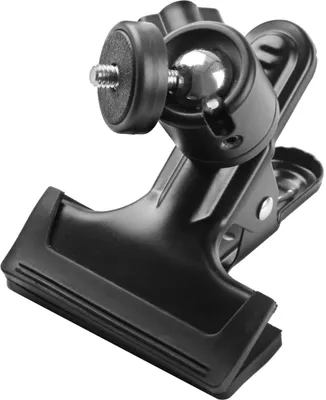 Produktbild von Walimex Studioclip mit Kugelkopf 360° drehbar und 90° neigbar, Tischklemme bis 4 cm belastbar bis 1 kg für Blitzgeräte und Studiozubehör