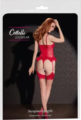 Produktbild von Cottelli LEGWEAR - Elegante Strapsgürtel Strümpfe