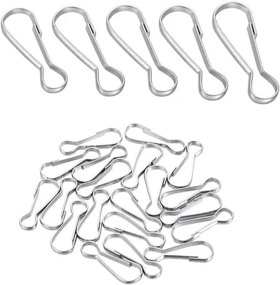 Edelstahl-Flaggenclip für Flaggen mit Ösen, Hauptbild