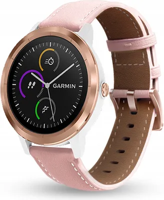 Zdjęcie produktu dla Pasek Skórzany Do Garmin Venu 2S 3S Forerunner 255S 265S Vivoactive 3S 4S