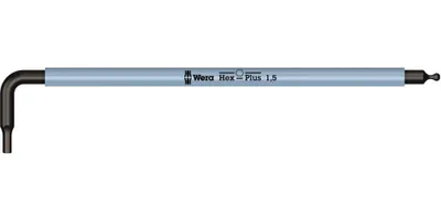 Produktbild von WERA Innensechskant-Winkelschlüssel SW 1,5 x 90 x 14 mm