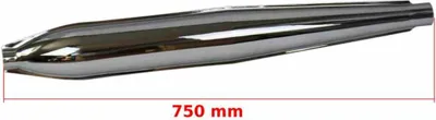 Immagine prodotto di Silenziatore Wsk 125 Cromato Duells Di