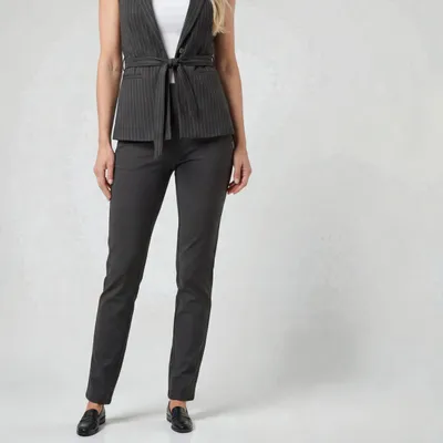 Produktbild von Stretchhose mit Gummizug Gr. 34 bis 50 für Damen Business- und Freizeithose