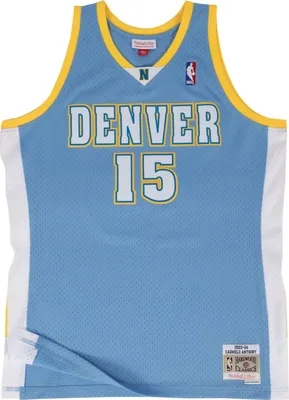 Produktbild von Carmelo Anthony #15 Denver Nuggets 03 NBA Mitchell & Ness Swingman Trikot Blau-L