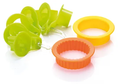 Ausstechform-Set, Kunststoff, 8-teilig, Ostern, 23x14x3,6 cm