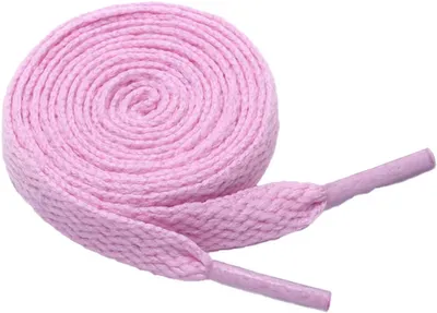 Obrázek produktu pro Ploché růžové tkaničky - Růžové tkaničky - 120 cm - Ploché - Růžové tkaničky - Růžové - Uni - 1 pár - CHPN
