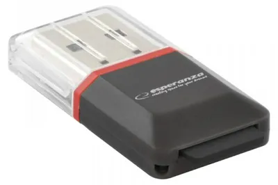 Immagine prodotto di Esperanza EA134K card reader Black,Silver,Transparent USB 2.0