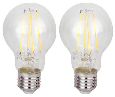 Productafbeelding van LED Line LED Peerlamp A60 E27 Helder - 10W 1200lm 2700K - Extra Warmwit - Vervangt 60W - 2 stuks