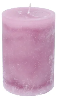 Produktbild von Stumpenkerze durchgefärbt rosenholz 10 x Ø 7 cm