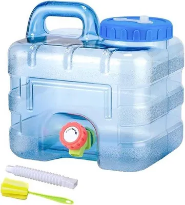 Produktbild von Famanu Wasserkanister mit Hahn und Schraubverschluss - 75 Liter, tragbar, BPA-frei