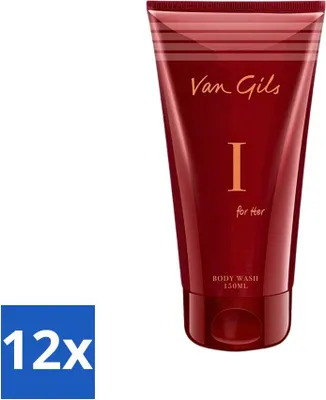 Imagen del producto de Van Gils - Gel de ducha - I for Her - Limpieza suave y experiencia olfativa lujosa - 150 ml - Paquete económico - 12 unidades