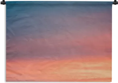 Produktbild von MuchoWow® Wandteppich Wandbehang Sonne - Himmel - Wolken - Rosa 60x45 cm Tapisserie Dekoration Wandtuch - Das Schlafzimmer