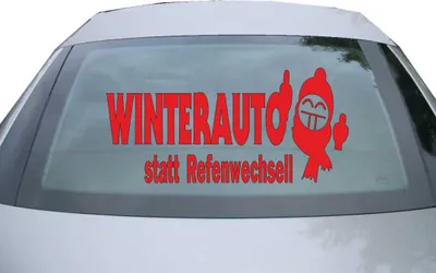 Produktbild von Indigos UG - Aufkleber Heckscheibe & Motorklappe DE6140 - rot - 600x285 mm - winterauto statt refenwechsell - Auto Scheiben Fenster Heckklappe Tuning Racing JDM - Die cut