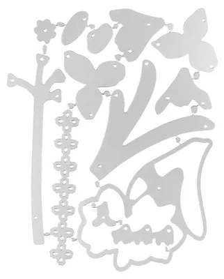 Produktbild von Transparente Stempel und Stanzformen, Silikon Klarsichtstempel für DIY Geburtstagskarten, Scrapbooking und Kunsthandwerk