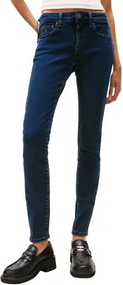 Productafbeelding van Tommy Jeans dames jeans, model Sophie, skinny fit, blauw (denim blauw/zwart), maat 24W/32L
