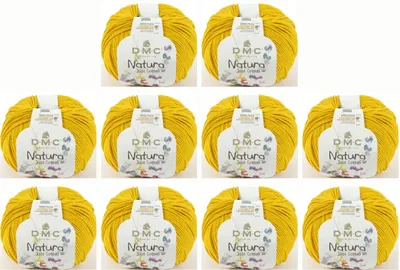 Produktbild von 10x DMC Natura Just Baumwolle – mattes, weiches Garn aus 100 % gekämmter Baumwolle, 302, (Farbe N85)