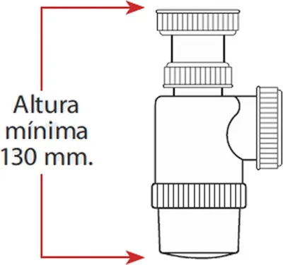 Zdjęcie produktu dla Syfon zlewozmywakowy Mirtak tworzywo PVC