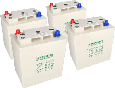 Obrázok produktu pre Sada náhradných batérií 4x 6V (24V) 170Ah pre pracovnú plošinu GSL S75