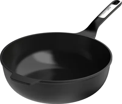 Produktbild von BergHOFF Leo Phantom, Rund, Wok-/Bratpfanne, Schwarz, Aluminium, 200 °C, Aluminium