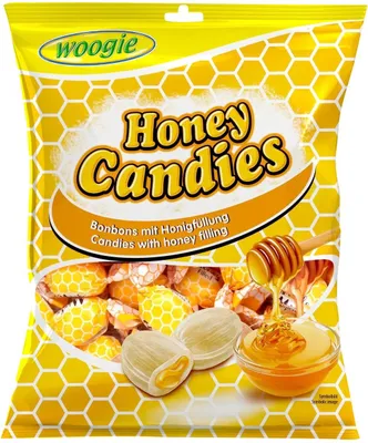 Produktbild von Woogie Honigbonbons mit Honigfüllung 150 g