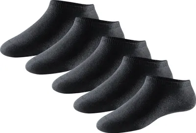 Produktbild von Schiesser Herren Sneakersocken 5-Pack Bluebird - schwarz - Größe 39-42